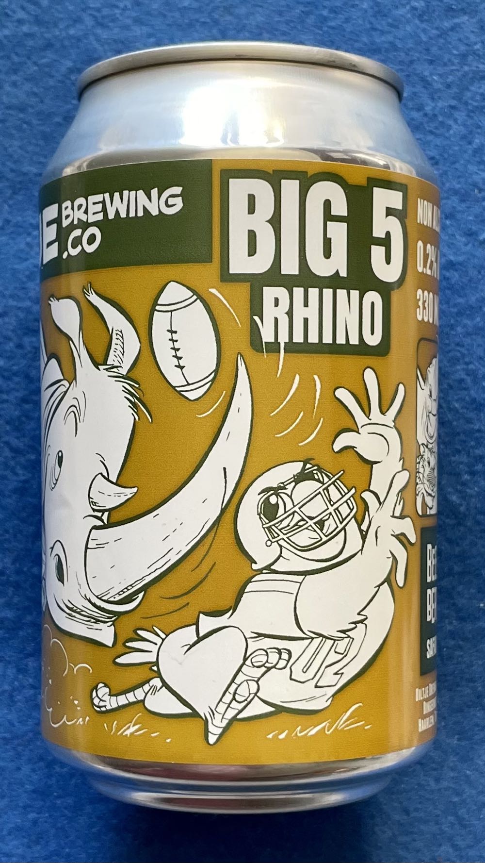 Big 5 Rhino - Uiltje Brewing Company (330 mL) alcohol collectible [Barcode 8720254564999] - Main Image 2