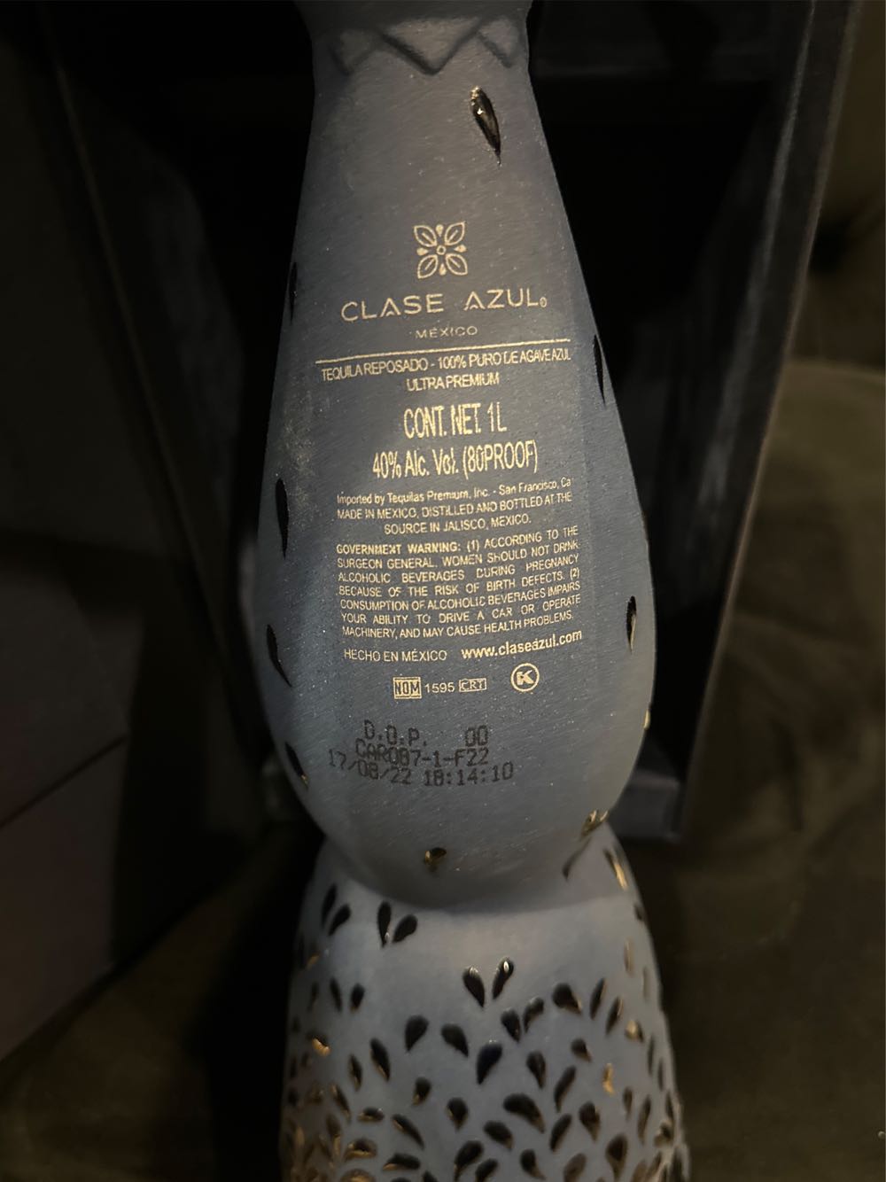 Clase Azul 25th Anniversary - Clase Azul (1 L) alcohol collectible [Barcode 850014275082] - Main Image 3