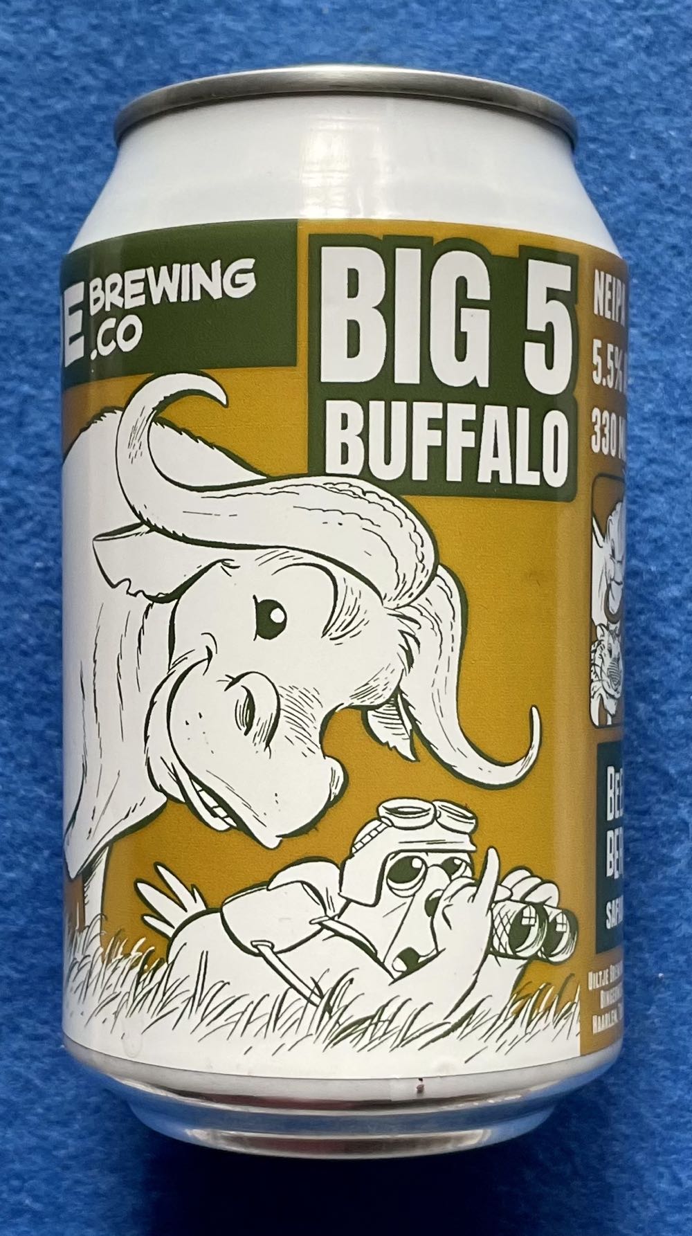 Big 5 Buffalo - Uiltje Brewing Company (330 mL) alcohol collectible [Barcode 8720618804020] - Main Image 2