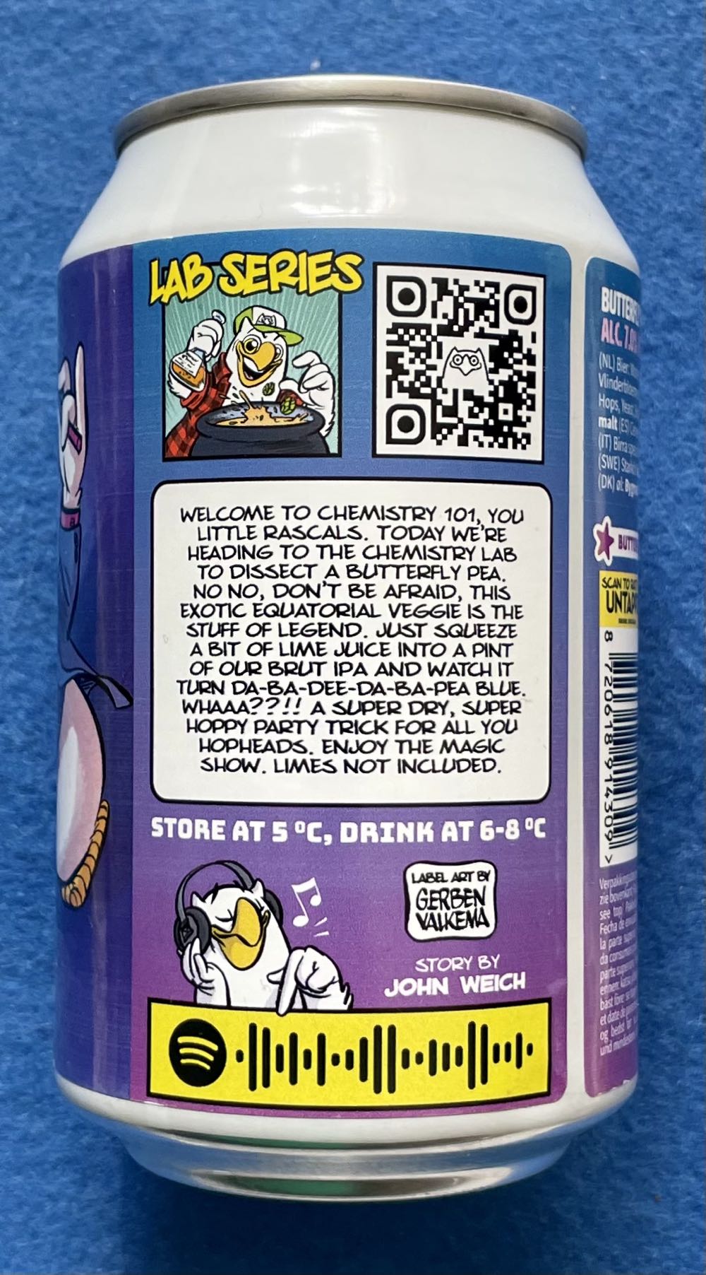 I’m Blue Da- Ba-Pea… - Uiltje Brewing Company (330 mL) alcohol collectible [Barcode 8720618914309] - Main Image 4