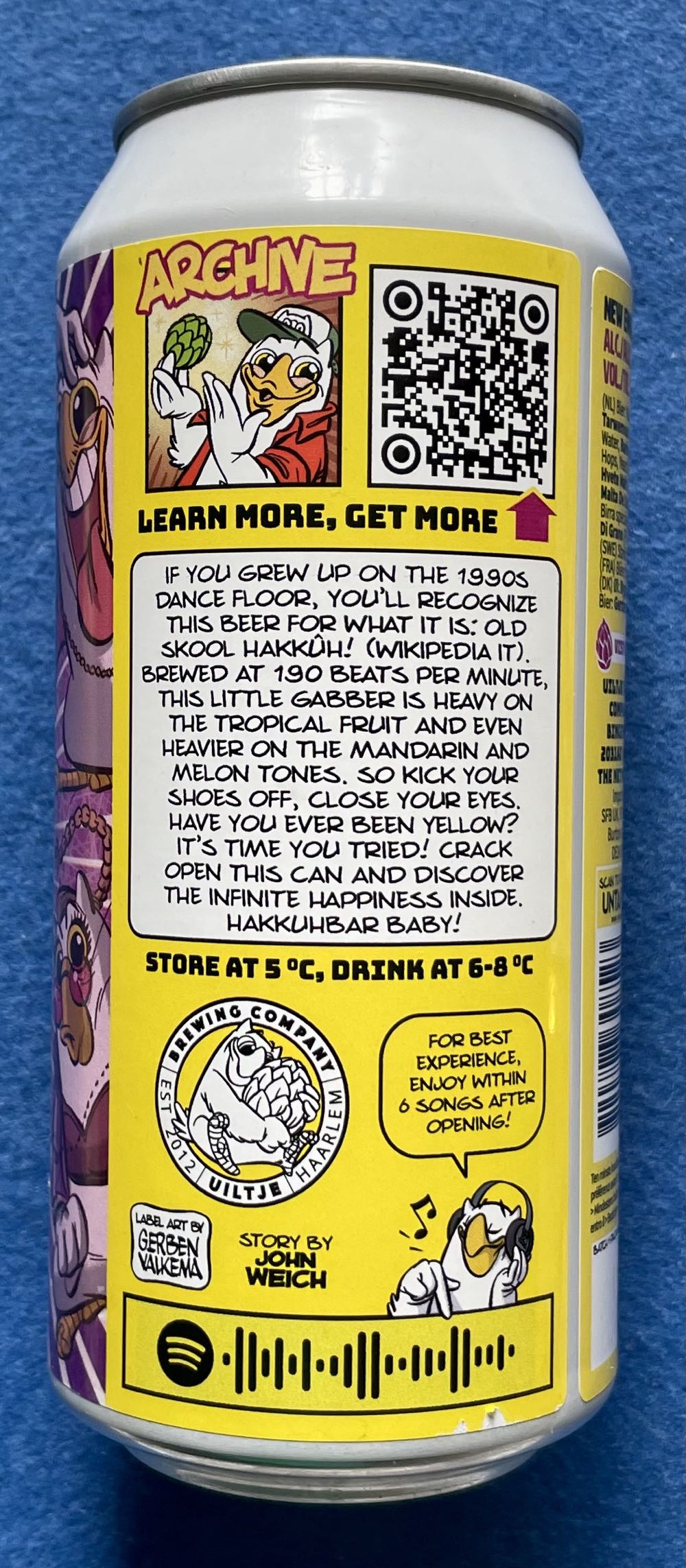 Have You Ever Been Yellow - Uiltje Brewing Company (440 mL) alcohol collectible [Barcode 8720828308523] - Main Image 3