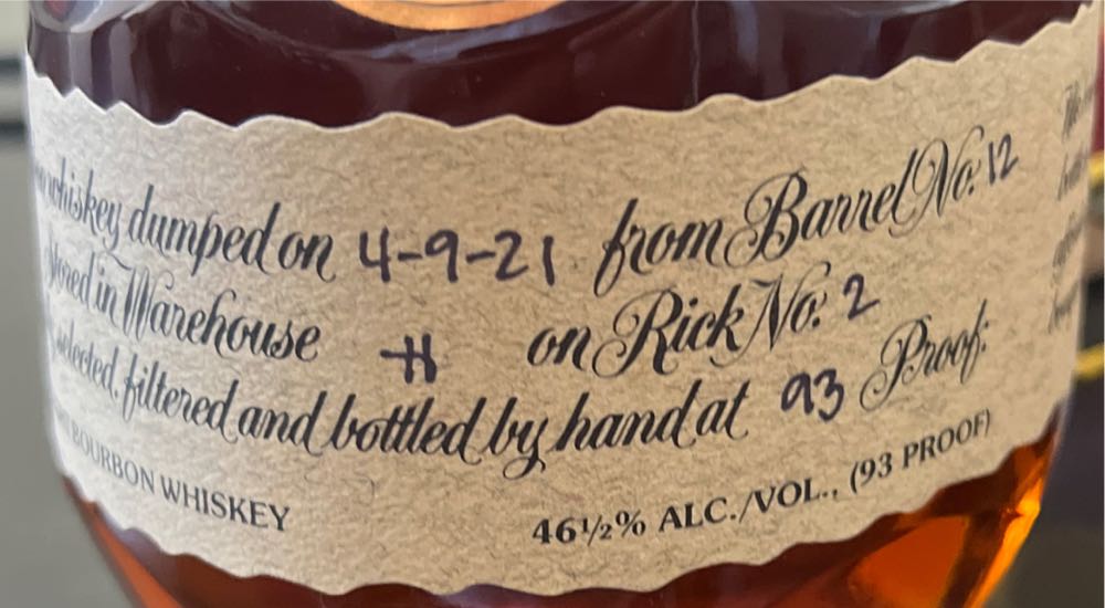 Blanton’s Single Barrel Pitch Select - Blanton Distilling Company (750 mL) alcohol collectible [Barcode 080244002039] - Main Image 3