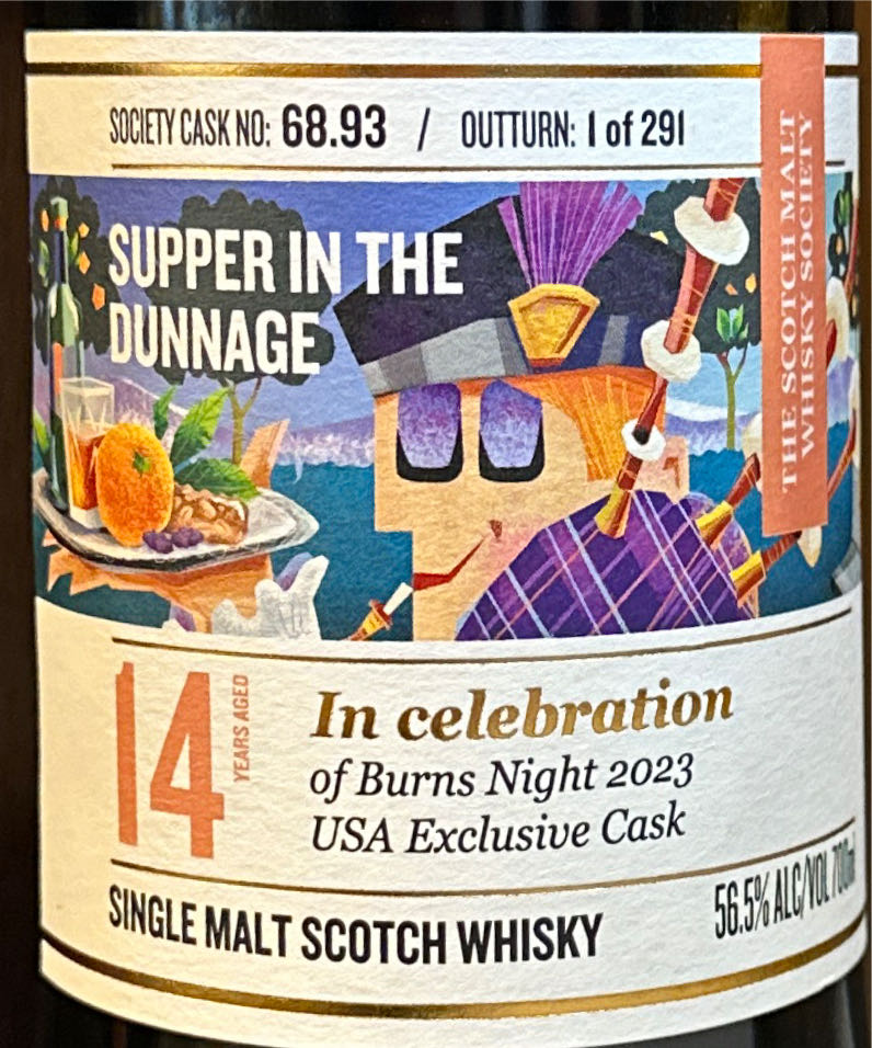 Blair Athol 14 PBCS SMWS 68.93 Supper In The Dunnage - Blair Athol Distillery (700 mL) alcohol collectible - Main Image 2
