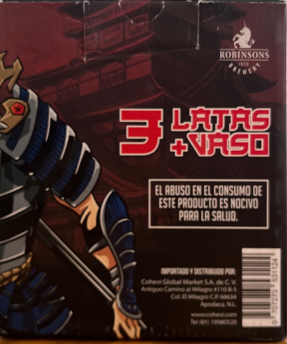 Iron Maiden Trooper Sun And Steel - Robinsons Brewery (0.9 FL OZ) alcohol collectible [Barcode 707273531124] - Main Image 3