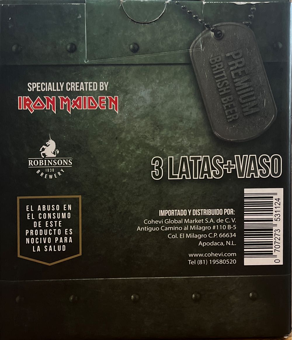 Iron Maiden Trooper - Robinsons Brewery (16 FL OZ) alcohol collectible [Barcode 707273531124] - Main Image 3