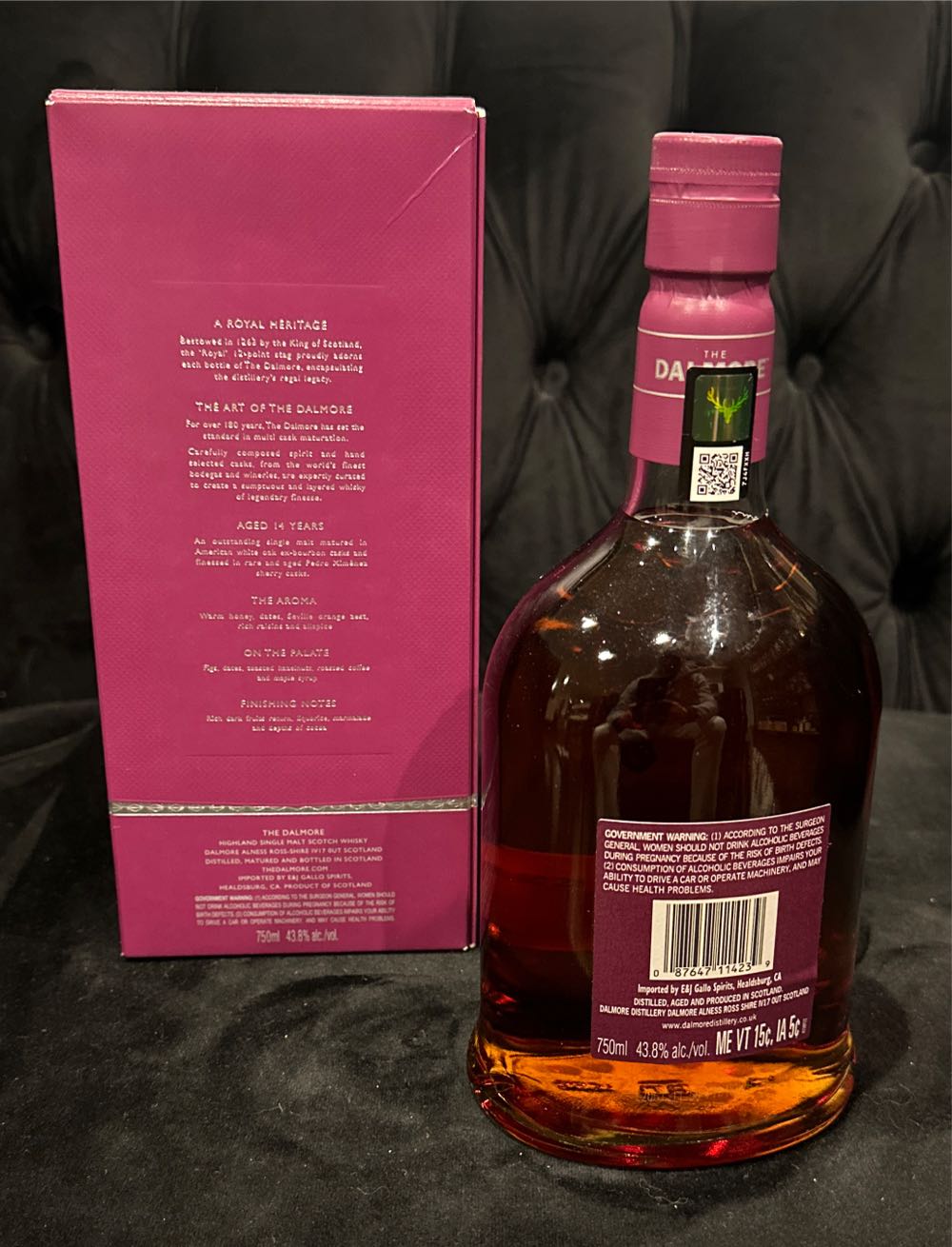 The Dalmore Aged 14Yr “PX Cask” - The Dalmore Distillery Scotland (750 mL) alcohol collectible [Barcode 087647114239] - Main Image 2