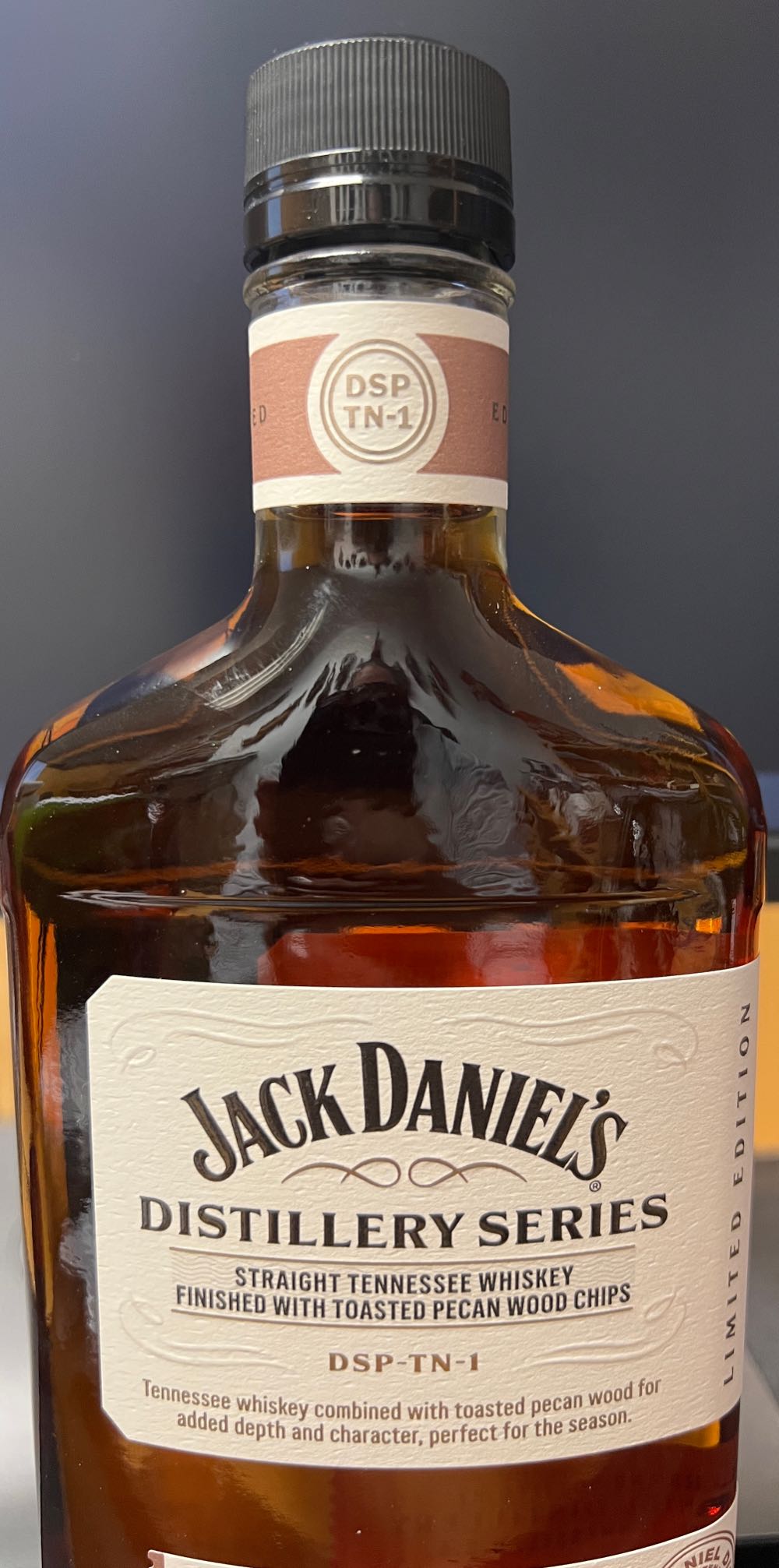 Tester DSP-TN-1 Pecan Wood Chips 2022 - Jack Daniel’s Distillery, Lynchburg, TN (375 mL) alcohol collectible [Barcode 082184006924] - Main Image 4