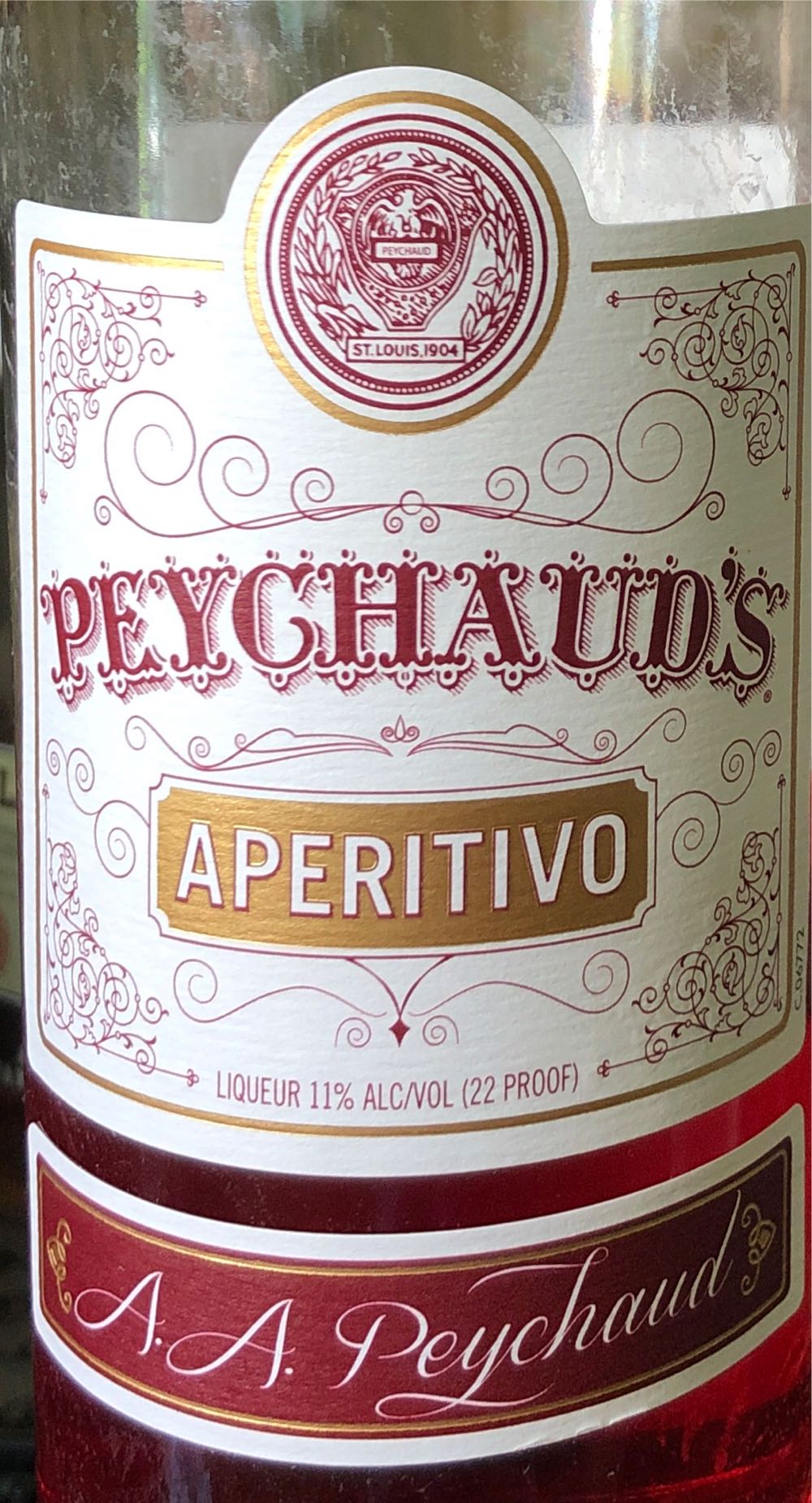 Peychaud’s Aperitivo - Sazerac Co (750 mL) alcohol collectible [Barcode 088004022402] - Main Image 2