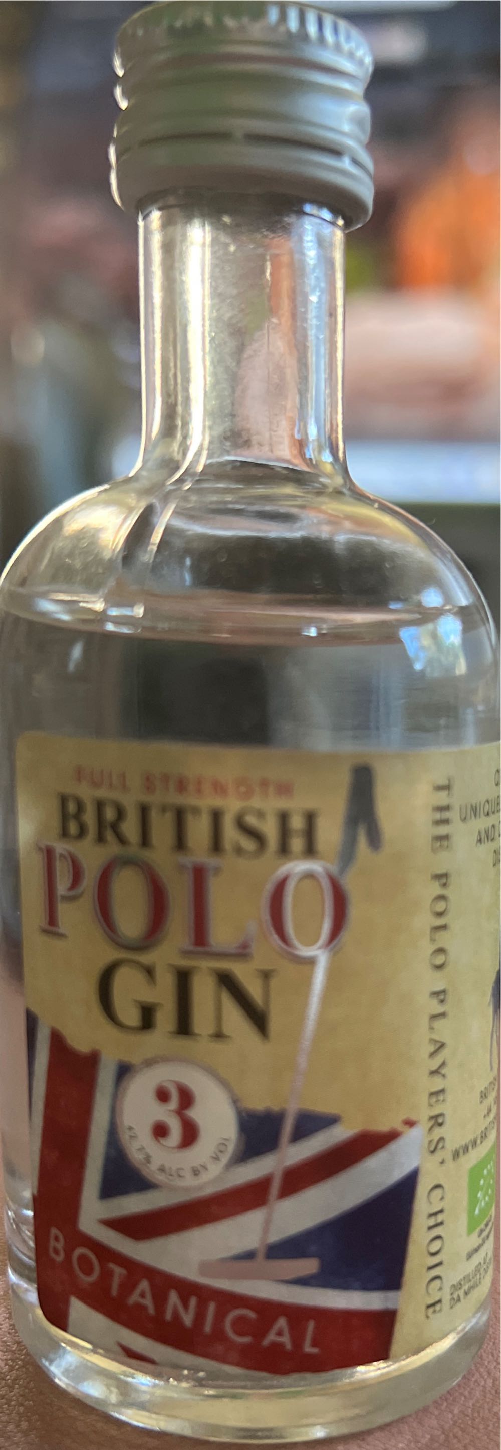 British Polo Gin  alcohol collectible - Main Image 2