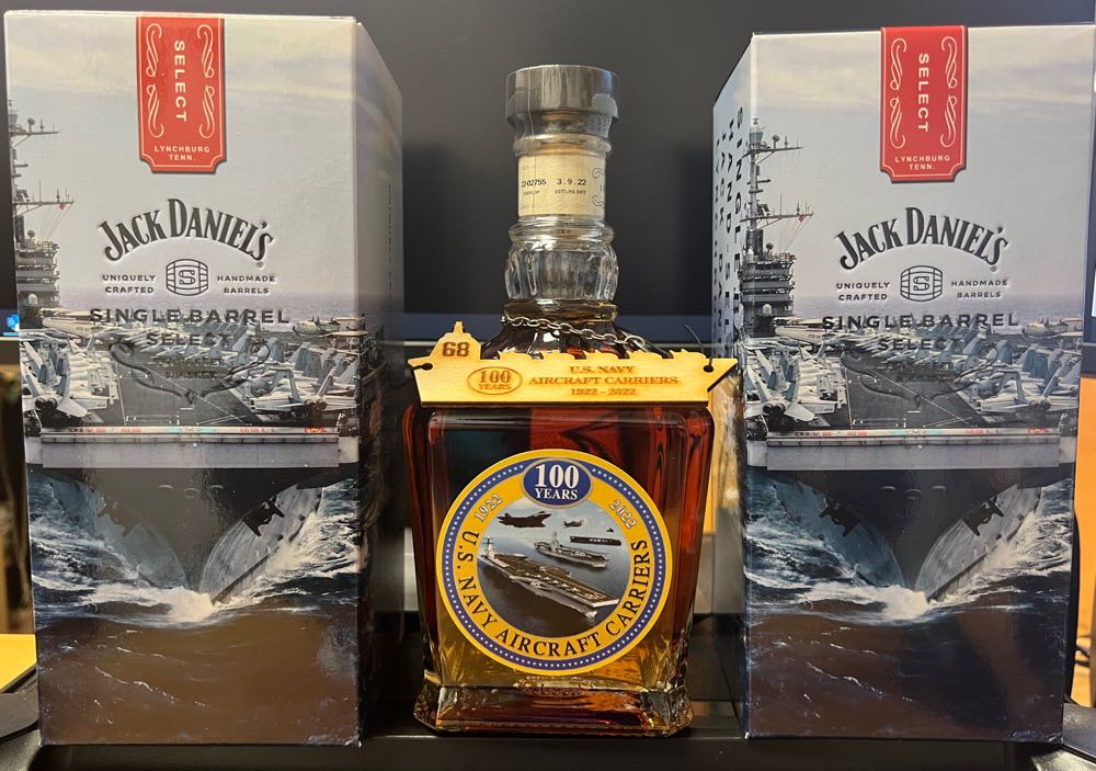 US Collectors Navy Aircraft Carriers 2022 - Jack Daniel’s Distillery, Lynchburg, TN (750 mL) alcohol collectible - Main Image 4