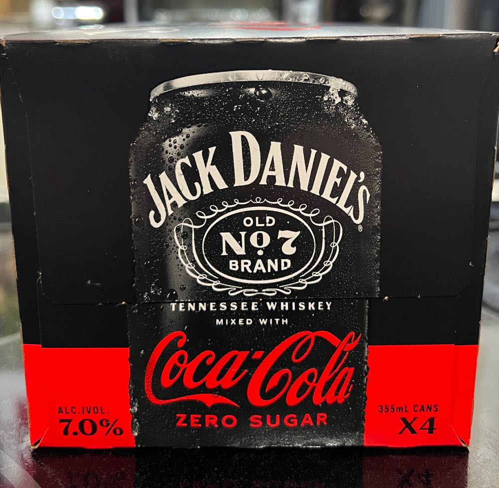 Soft Drink Cherry- 4 Cans 2025 - Jack Daniel’s Distillery, Lynchburg, TN (355 mL) alcohol collectible - Main Image 2