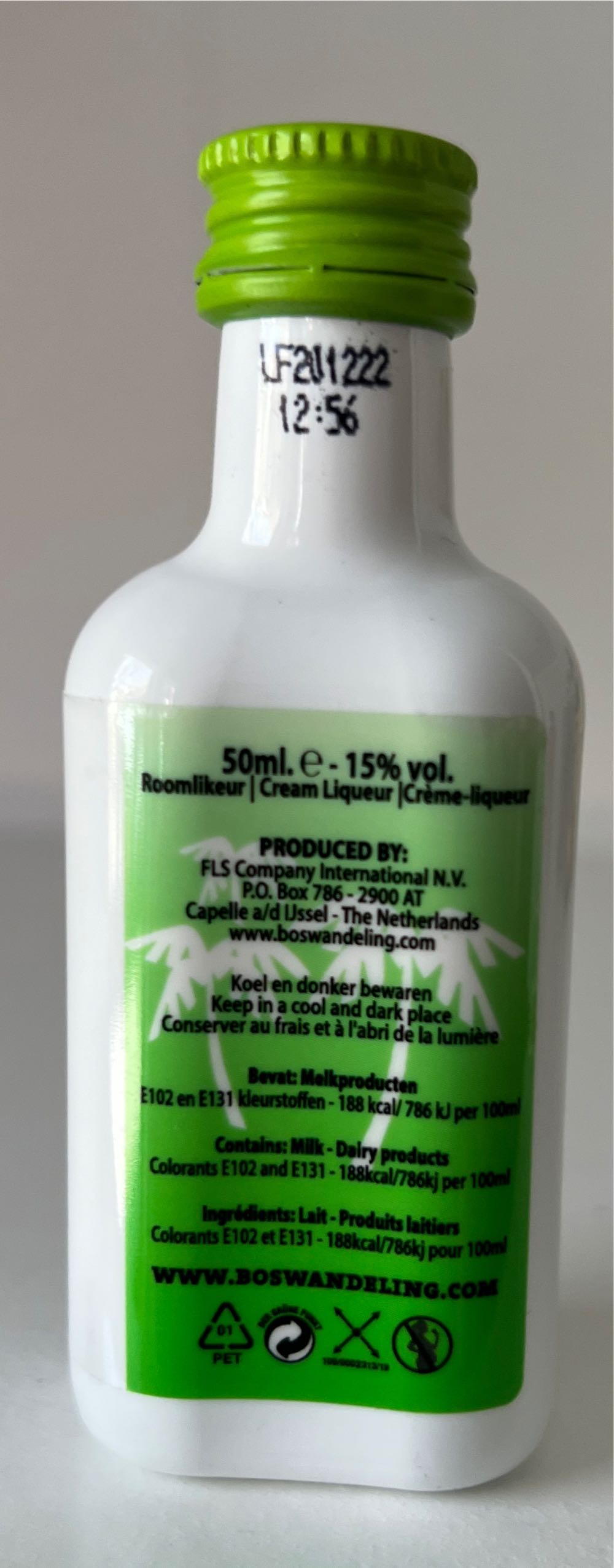 Boswandeling Creamy liquor - FLS Company International (50 mL) alcohol collectible - Main Image 2