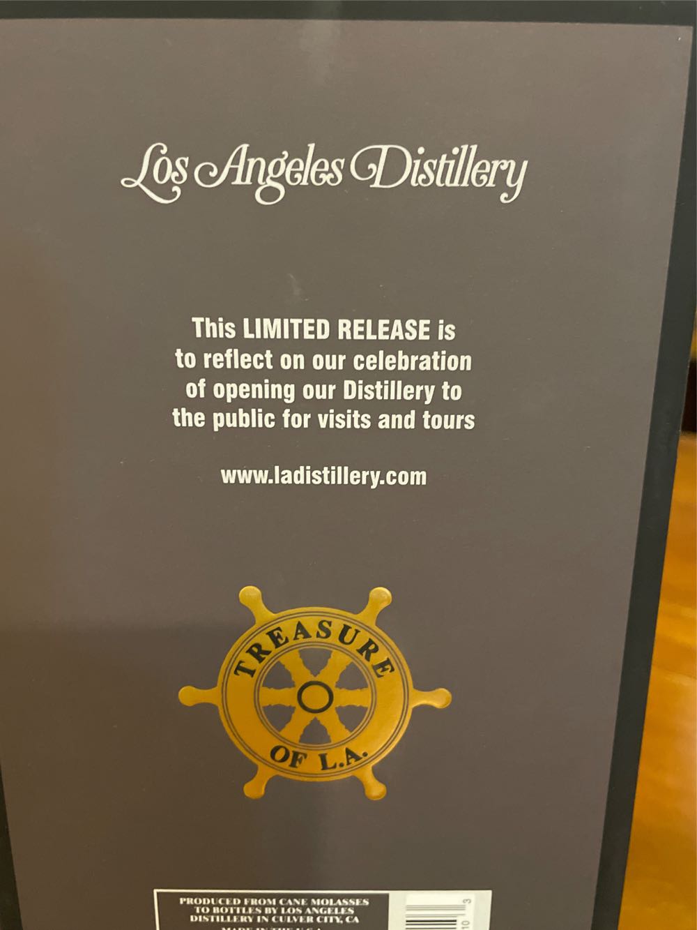 Catalina Shipwreck Strength - Los Angele Diatillery (750 mL) alcohol collectible [Barcode 852236008103] - Main Image 4