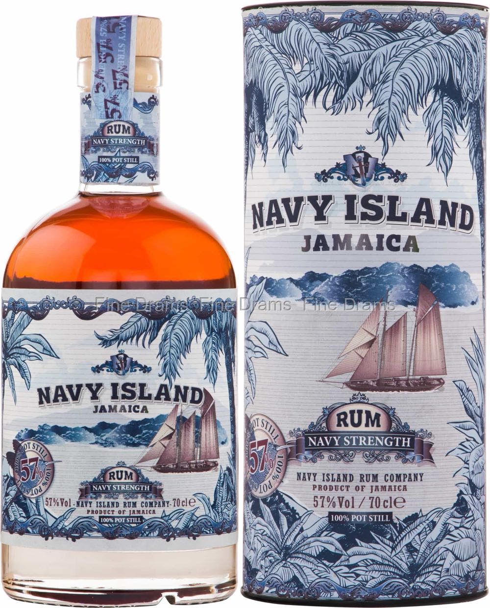 Navy Island Navy Strength - Navy Island Rum Company (700 ml) alcohol collectible [Barcode 8719326033532] - Main Image 2