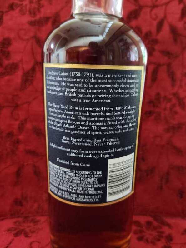 Privateer Navy Yard - Privateer International (750 mL) alcohol collectible [Barcode 854646003037] - Main Image 2