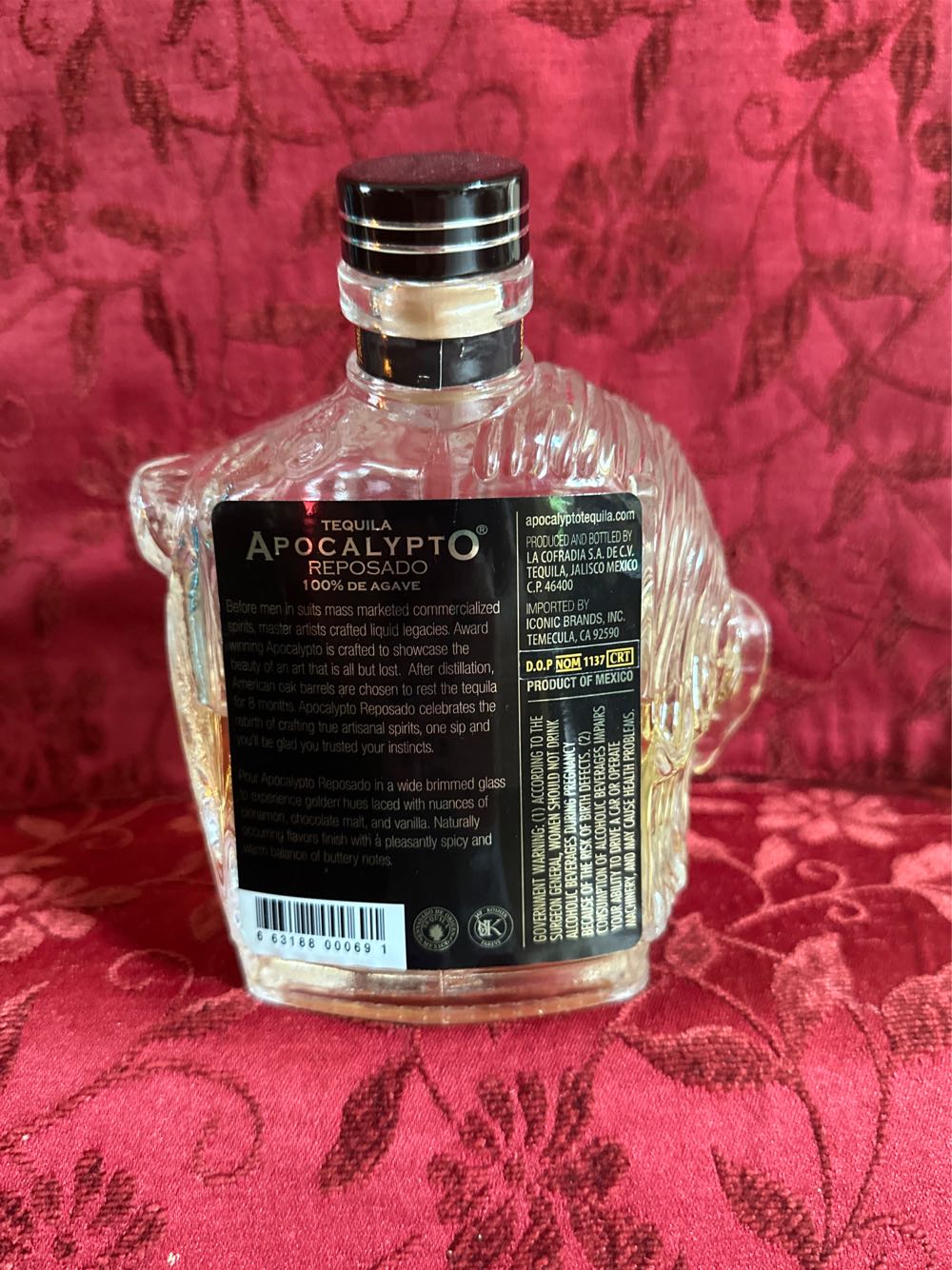 Apocalypto - Nom 1137 (750 mL) alcohol collectible [Barcode 663188000691] - Main Image 2