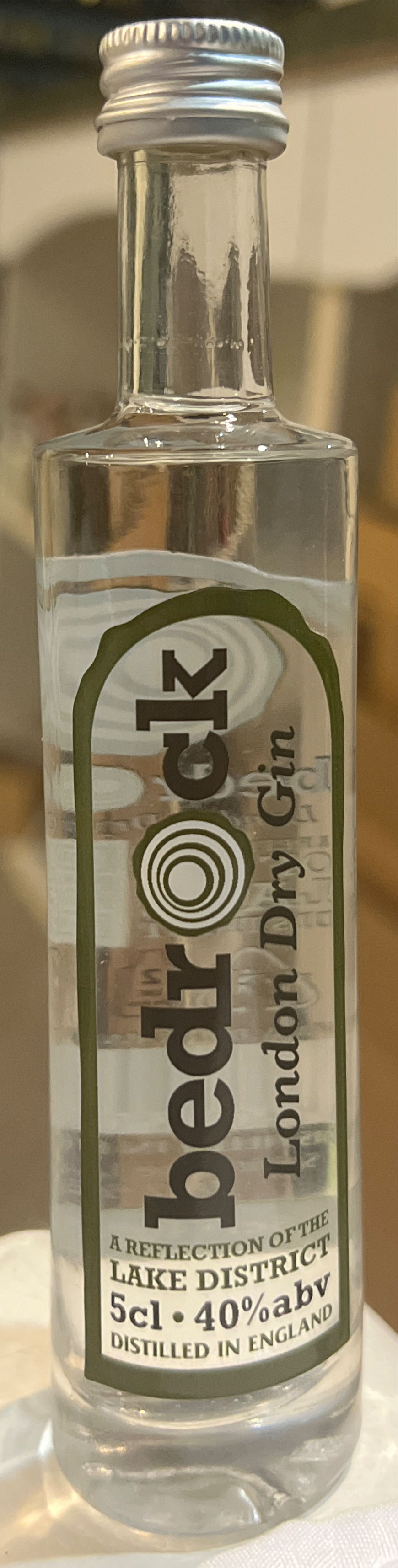 Bedrock Gin 5cl  alcohol collectible [Barcode 5060204050114] - Main Image 2