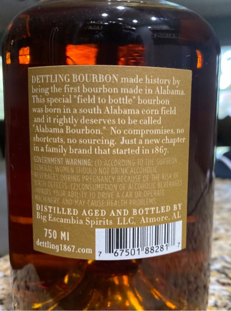 Dettling Single Barrel Cask Strength - Dettling & Marmot (750 mL) alcohol collectible [Barcode 767501882817] - Main Image 2