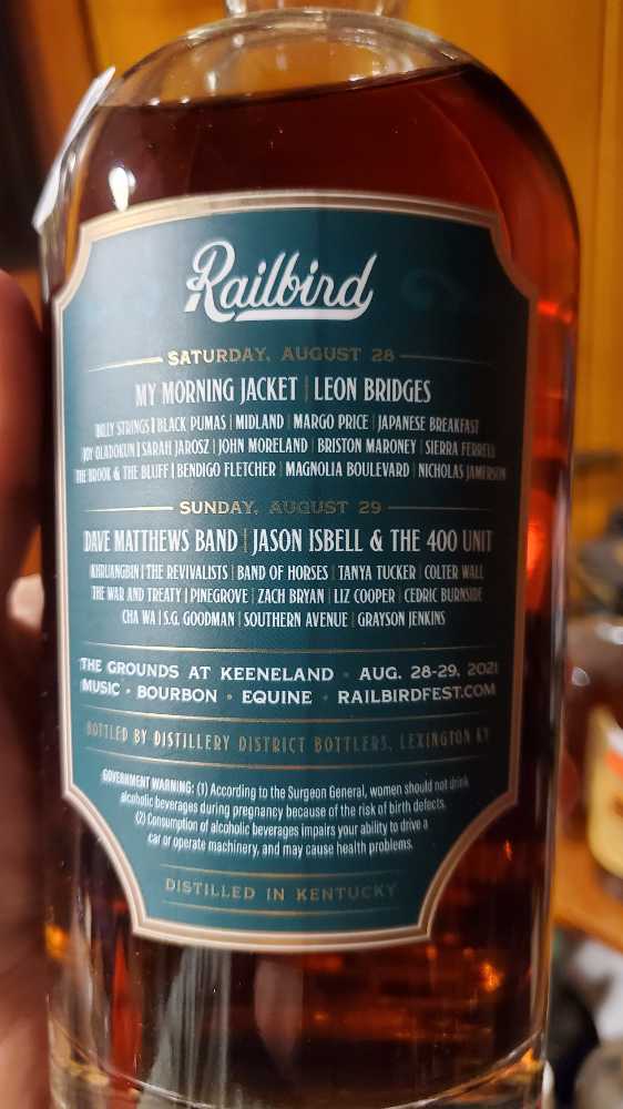 Justin’s House of Bourbon Railbird  (750 mL) alcohol collectible - Main Image 2