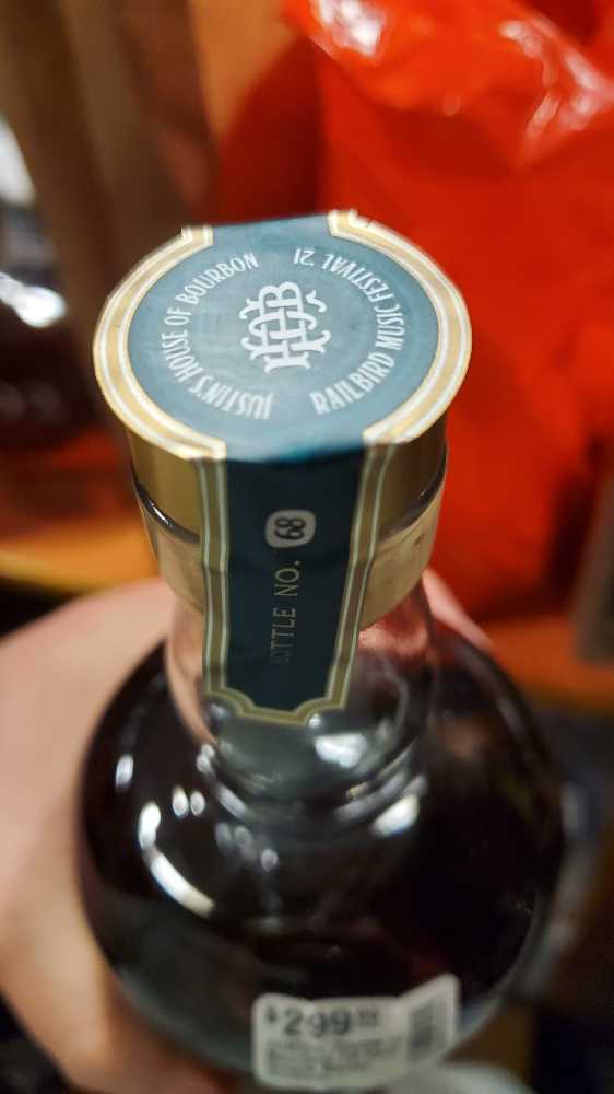 Justin’s House of Bourbon Railbird  (750 mL) alcohol collectible - Main Image 4