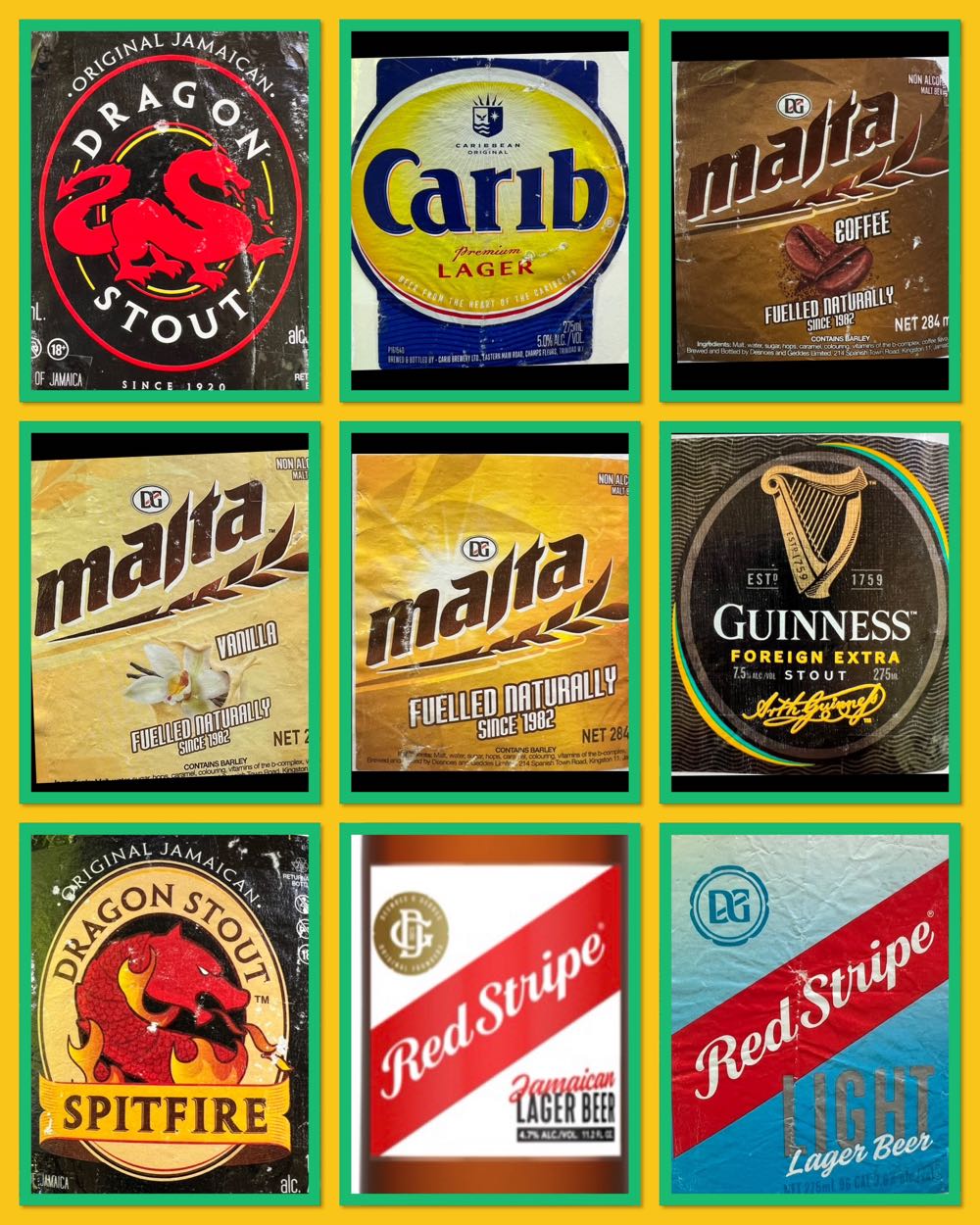 Carib Lager - Carib Brewery, St Joseph alcohol collectible - Main Image 2