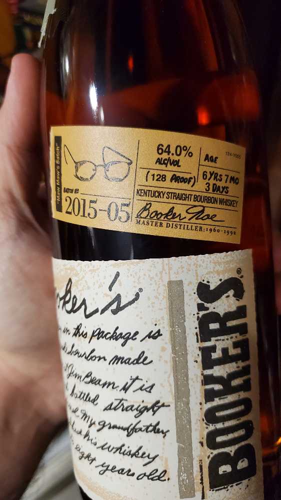 Booker’s 2015-05 - Booker’s (750 mL) alcohol collectible - Main Image 2