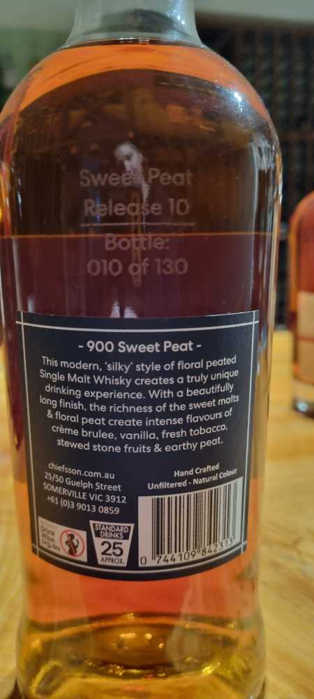 Chief’s Son - 900 Sweet Peat - Chief’s Son (700 mL) alcohol collectible - Main Image 2
