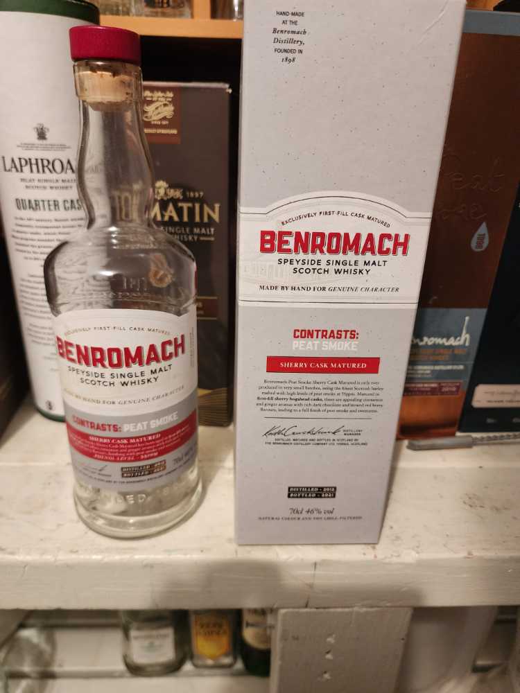 Benromach Speyside Single Malt Scotch Whiskey 2021 - Benromach Distillery (700 mL) alcohol collectible - Main Image 3