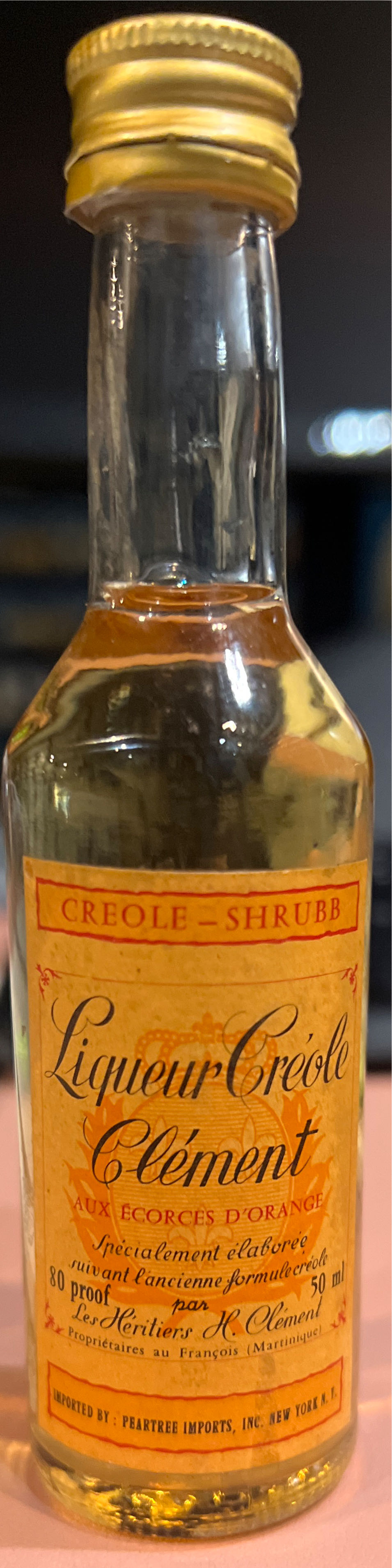 Liqueur Creole  alcohol collectible - Main Image 2