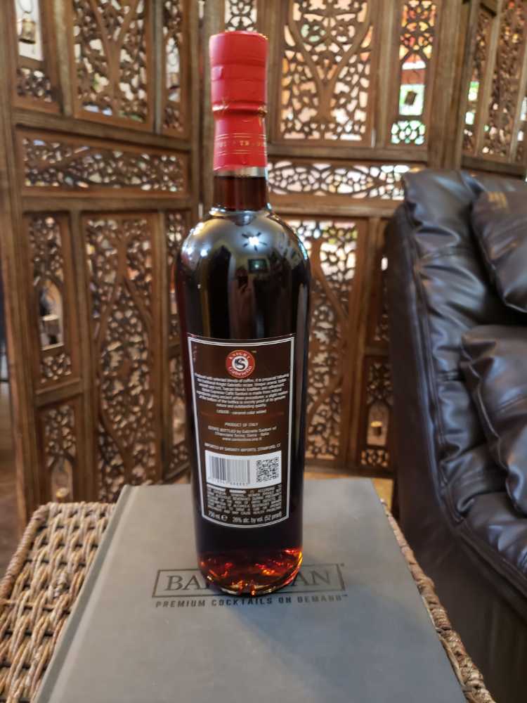 Italian Espresso Liqueur  - Gabriello Santoni (750 mL) alcohol collectible [Barcode 8018945888883] - Main Image 2