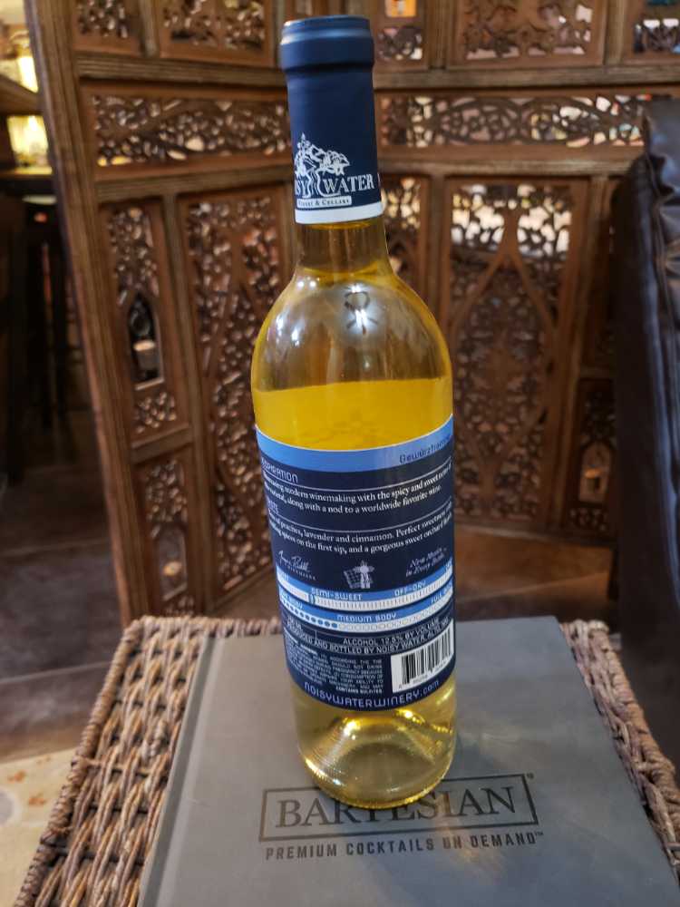 Gewurztraminer  - Noisy Water (750 mL) alcohol collectible [Barcode 685259028045] - Main Image 2