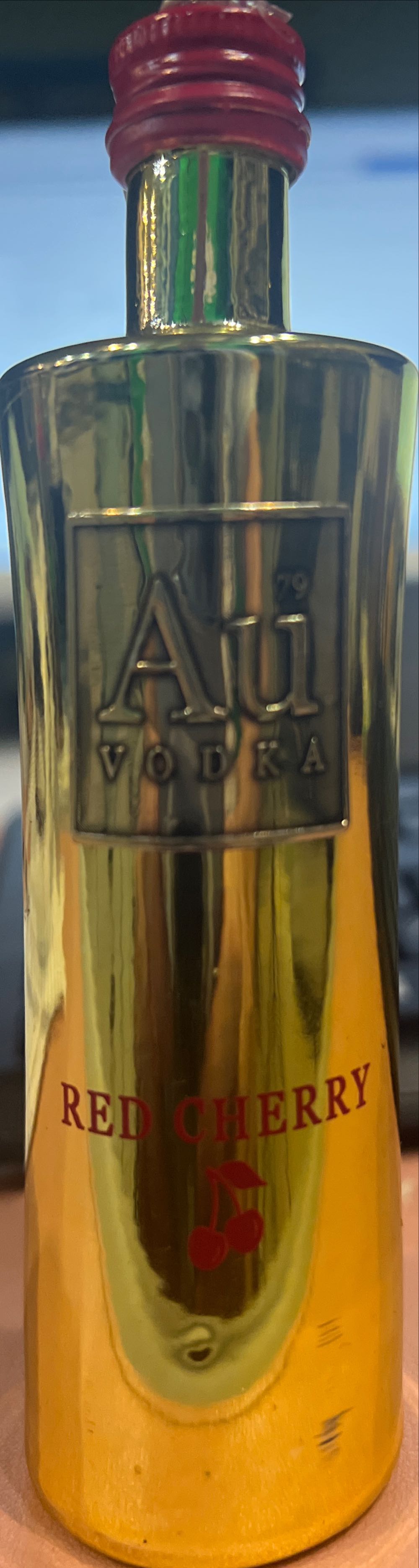 Au Red Cherry Vodka  (50 mL) alcohol collectible [Barcode 5051175738637] - Main Image 2