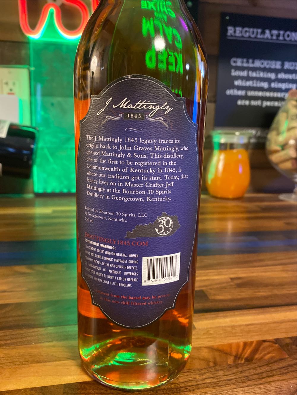 J. Mattingly Stormbreaker 2.0 - J Mattingly (750 mL) alcohol collectible [Barcode 857944007097] - Main Image 3