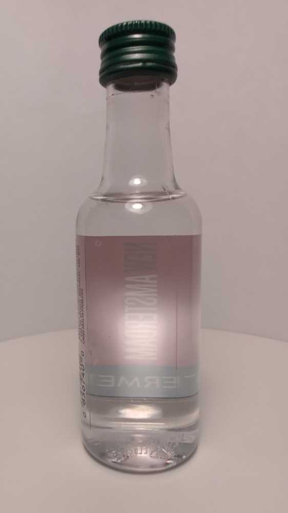 New Amsterdam Vodka Watermelon  - New Amsterdam Spirits Company (50 mL) alcohol collectible [Barcode 085000006740] - Main Image 3