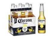 Cerveja Corona Extra Ln 330ml Pack 6 Neck Long Ato Diat De Nº Pilsen Cerv - AMBEV (330 mL) alcohol collectible [Barcode 7891149108725] - Main Image 1