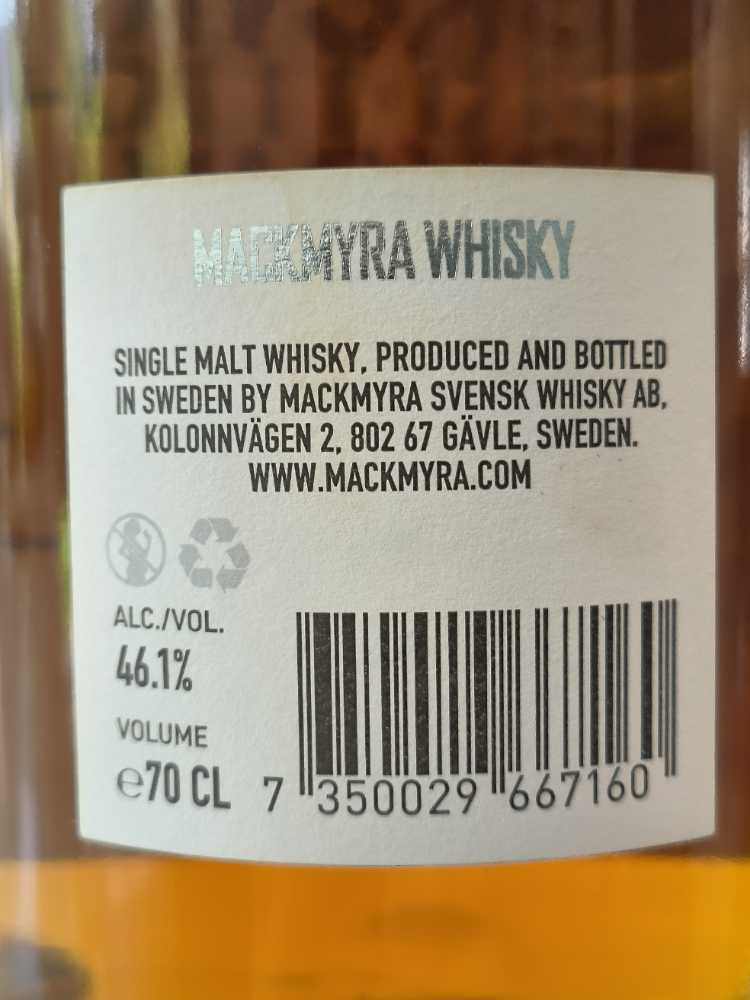 Mackmyra Björksav - Sweden (700 mL) alcohol collectible [Barcode 7350029667160] - Main Image 3