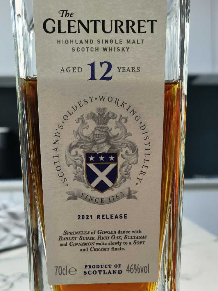 The Glenturret 2021 Release 12yr Old - The Glenturret Distillery (700 mL) alcohol collectible [Barcode 5060768210238] - Main Image 2