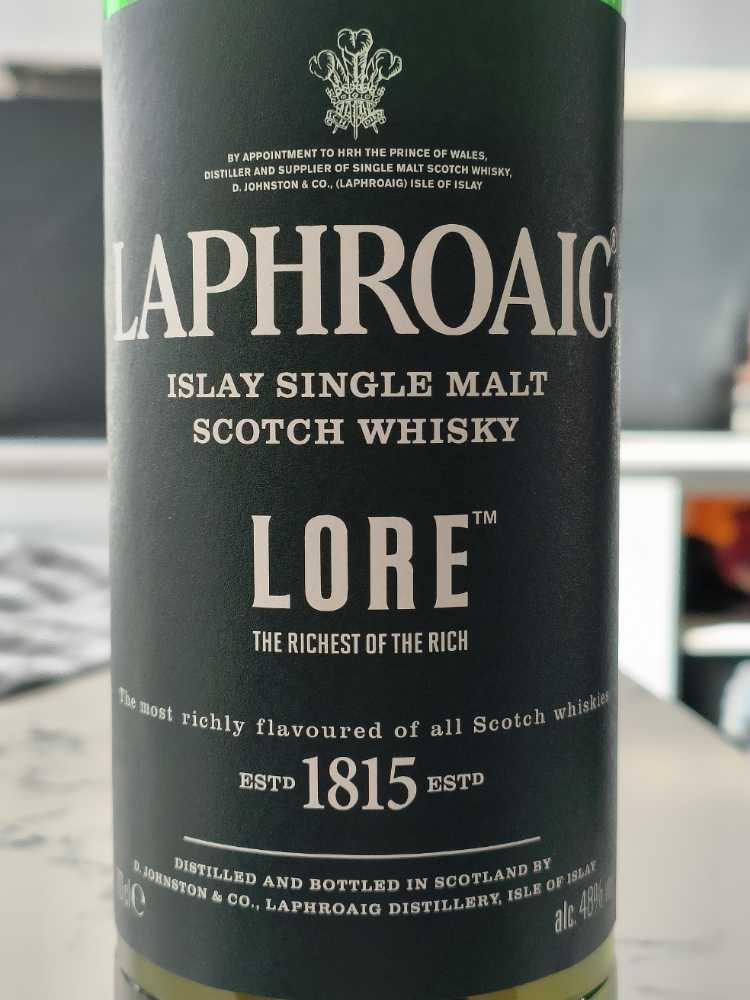 Laphroaig Lore - Laphroaig Distillery (700mL) alcohol collectible [Barcode 5010019637543] - Main Image 2