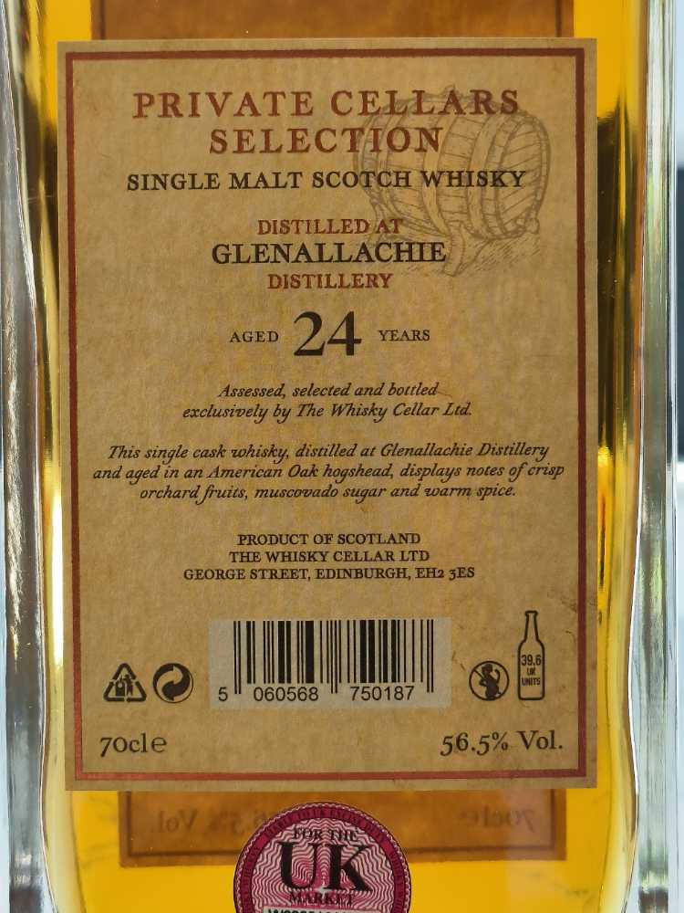Glenallachie 24 Whisky Cellar - Speyside (700 mL) alcohol collectible [Barcode 5060568750187] - Main Image 3
