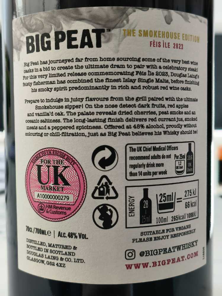 Big Peat Feis Ile 2023 - Islay (700 mL) alcohol collectible - Main Image 3