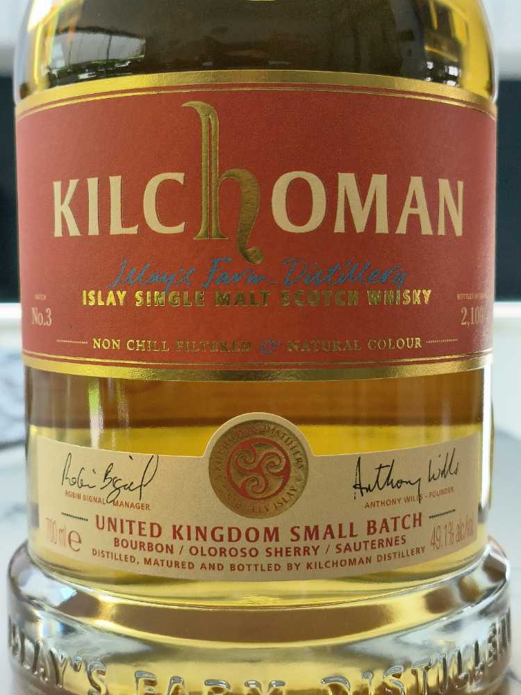 Kilchoman Small Batch #3 - Islay (700 mL) alcohol collectible - Main Image 2