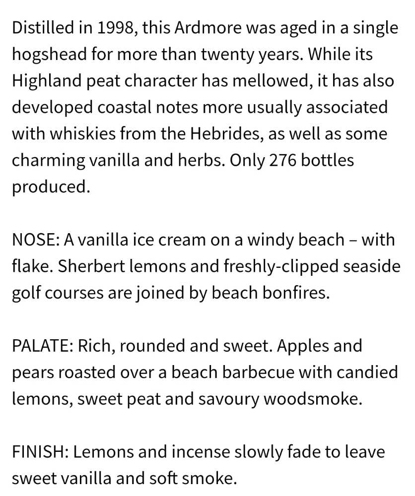 Ardmore 20 Whisky Trail - Highland (700 mL) alcohol collectible [Barcode 5060532807718] - Main Image 4