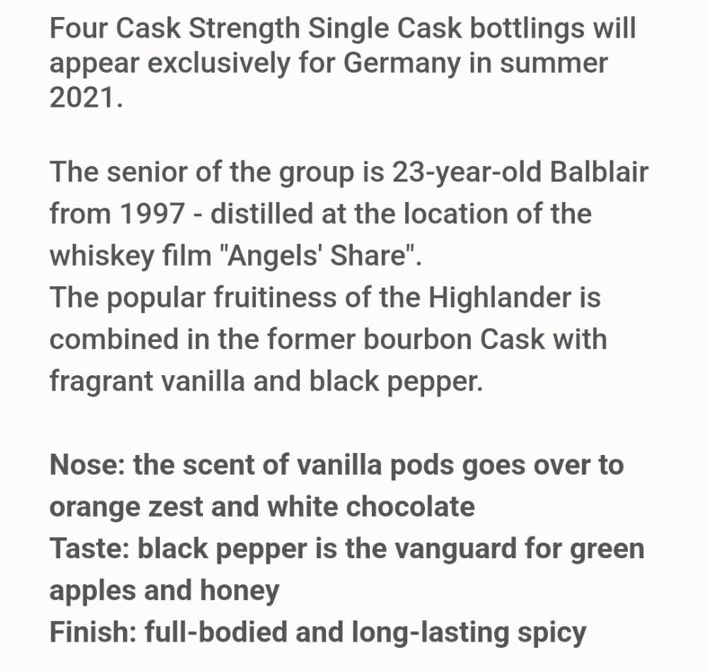 Balblair 23 Gordon& MacPhail - Speyside (700 mL) alcohol collectible [Barcode 5020613086302] - Main Image 4