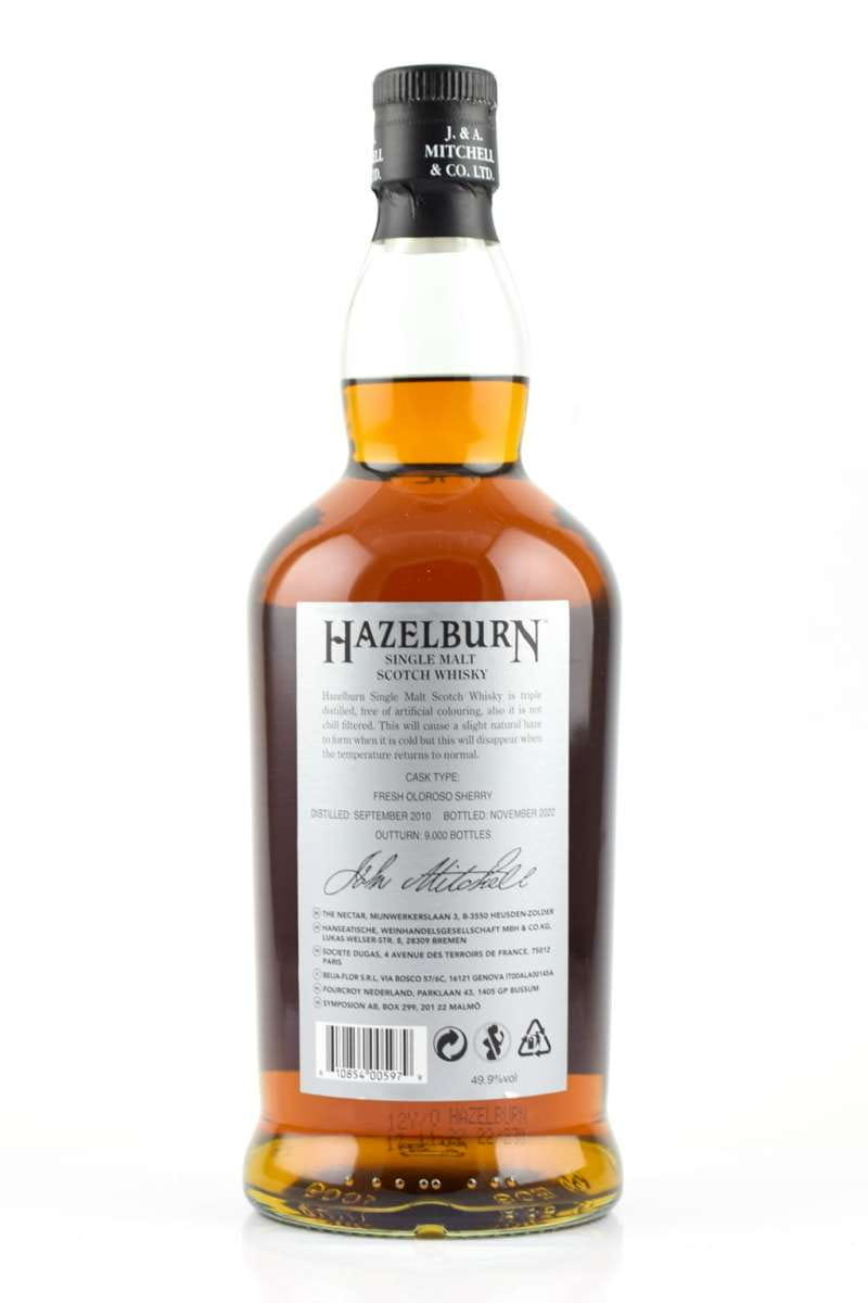 Hazelburn 12Yr Old Olorosso Cask - Springbank Distillery (700 mL) alcohol collectible - Main Image 2
