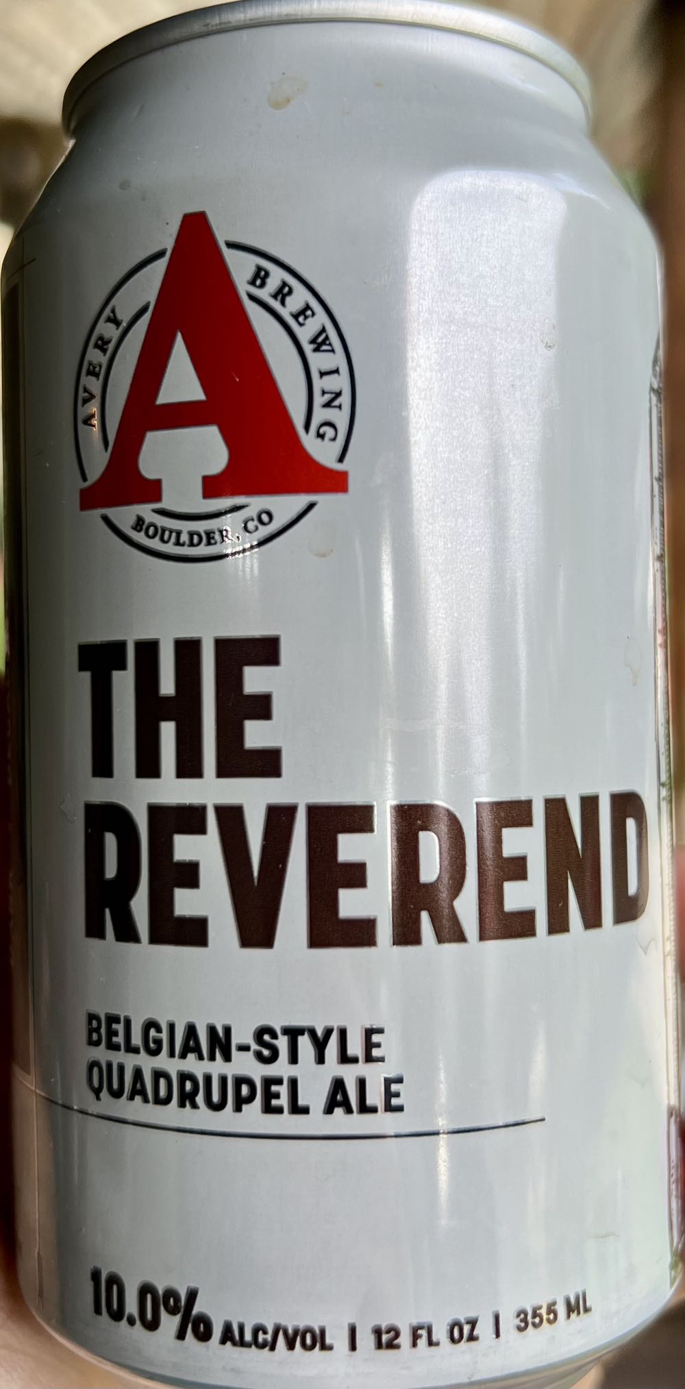 Avery The Reverend - Avery Brewing, Boulder alcohol collectible - Main Image 2
