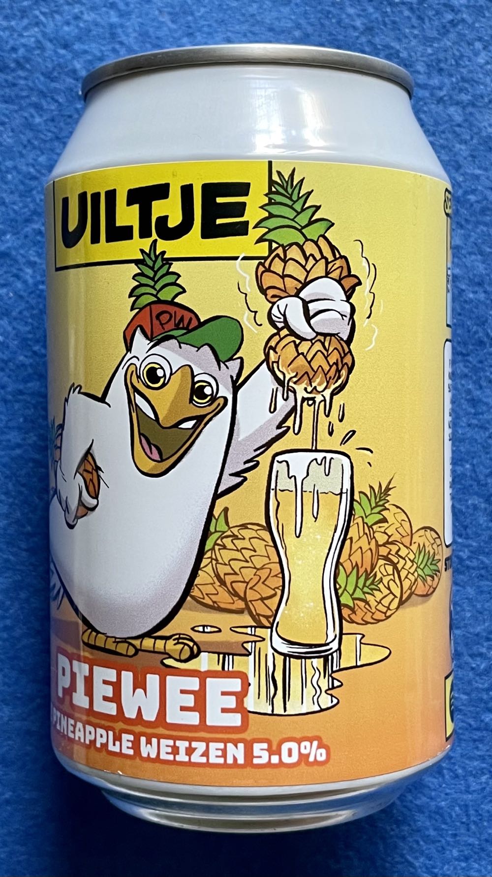 Piewee The Pineapple Weizen - Uiltje Brewing Company alcohol collectible [Barcode 8720618804693] - Main Image 2