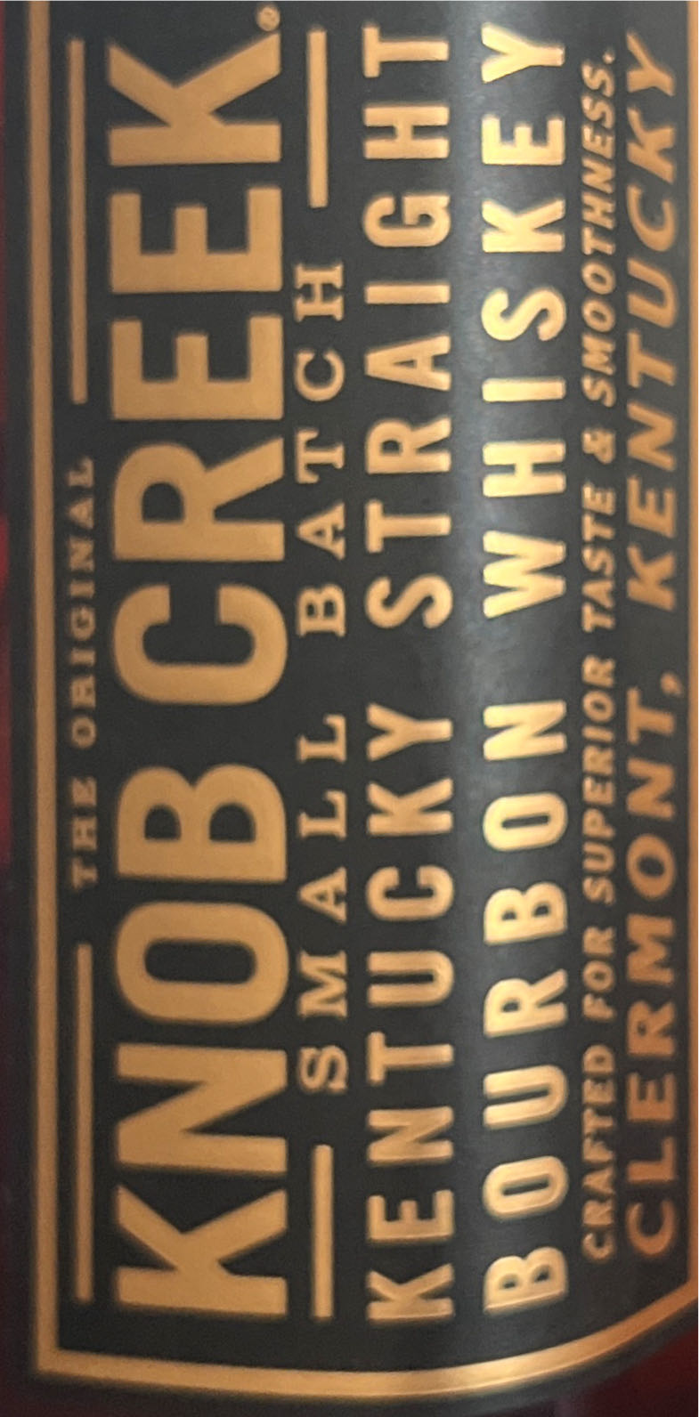 Knob Creek Bourbon Whiskey 1.75l 9 Year Small Batch Kentucky 100 Proof Straight - James B Beam Distilling Co (1.75 L) alcohol collectible [Barcode 080686016946] - Main Image 3