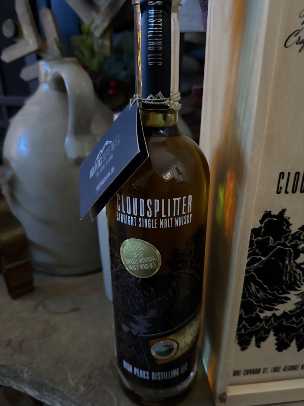 High Peaks Cloudsplitter 6 Year - High Peaks Distilling LLC (750 mL) alcohol collectible [Barcode 857217002576] - Main Image 2