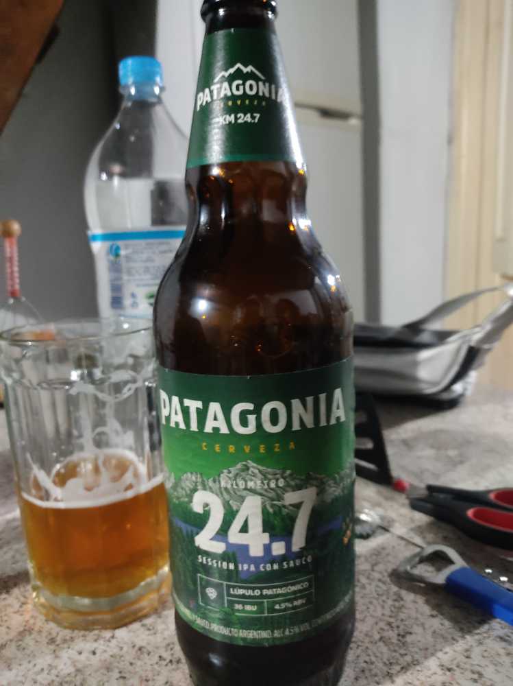Cerveza Patagonia 24.7 730cc 730 Ipa Ml Km Con Sauco Cc. - Patagonia (730 mL) alcohol collectible [Barcode 7792798002399] - Main Image 2