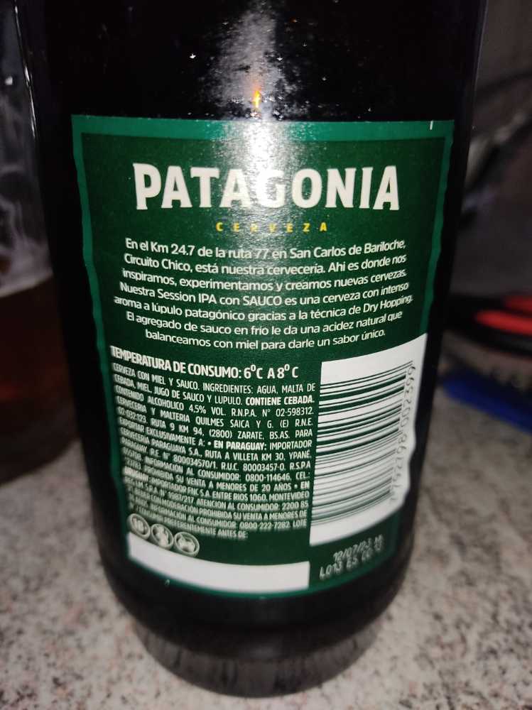 Cerveza Patagonia 24.7 730cc 730 Ipa Ml Km Con Sauco Cc. - Patagonia (730 mL) alcohol collectible [Barcode 7792798002399] - Main Image 4